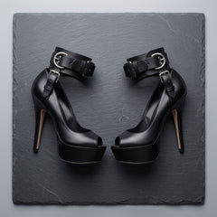 Merapel Leather Ankle Belt (2pc)