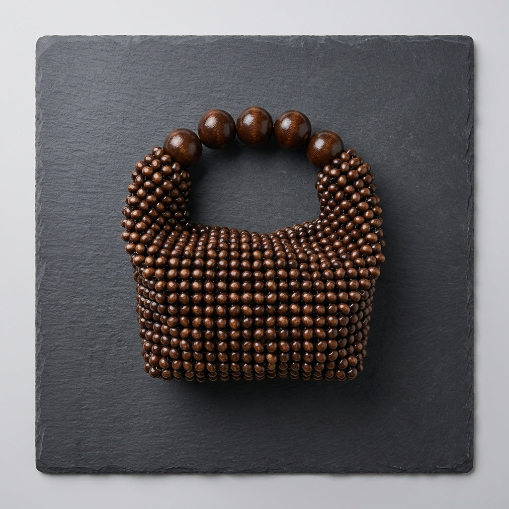 Fontaine Woven Bead Clutch