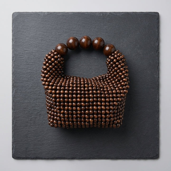 Fontaine Woven Bead Clutch