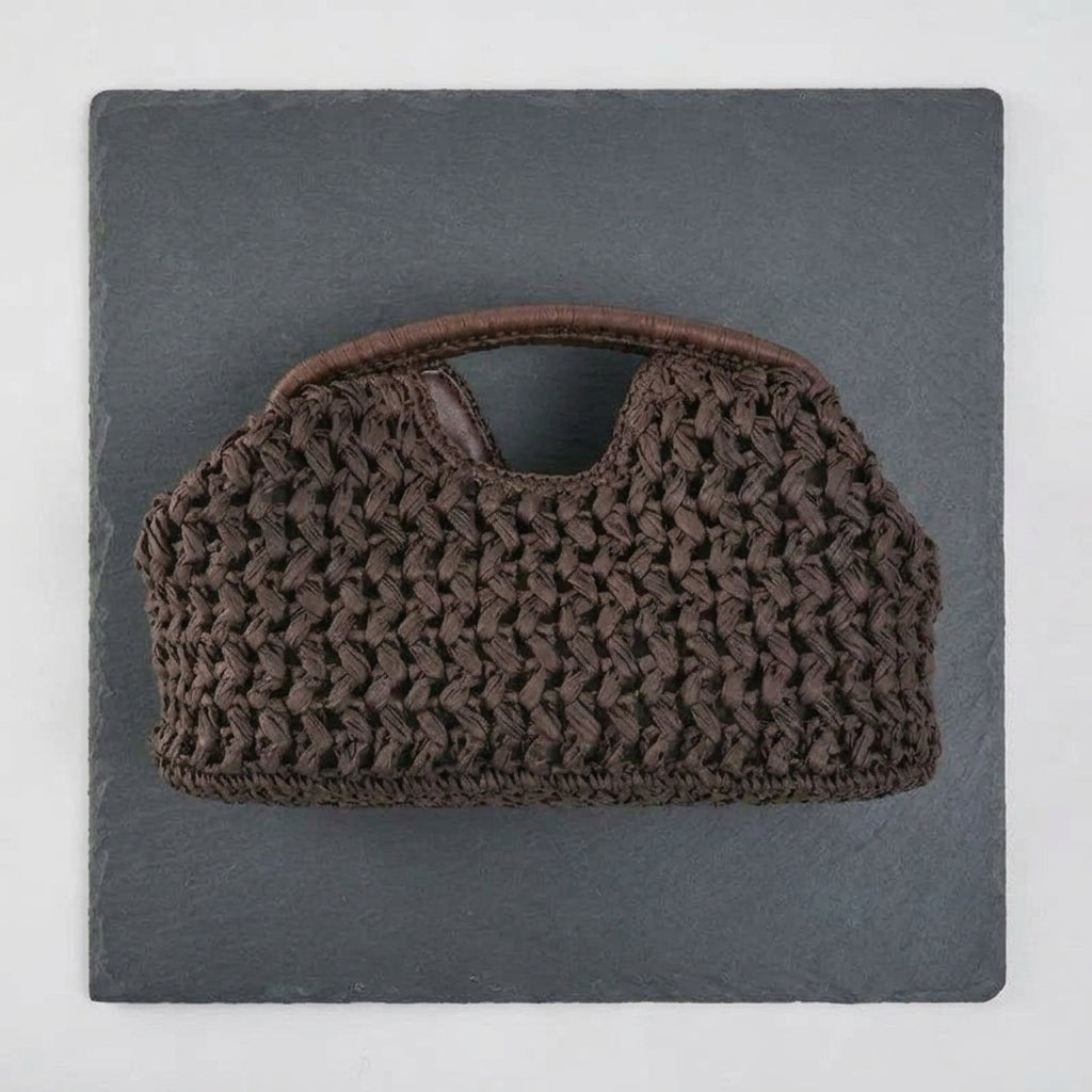 Adria Woven Clutch Bag
