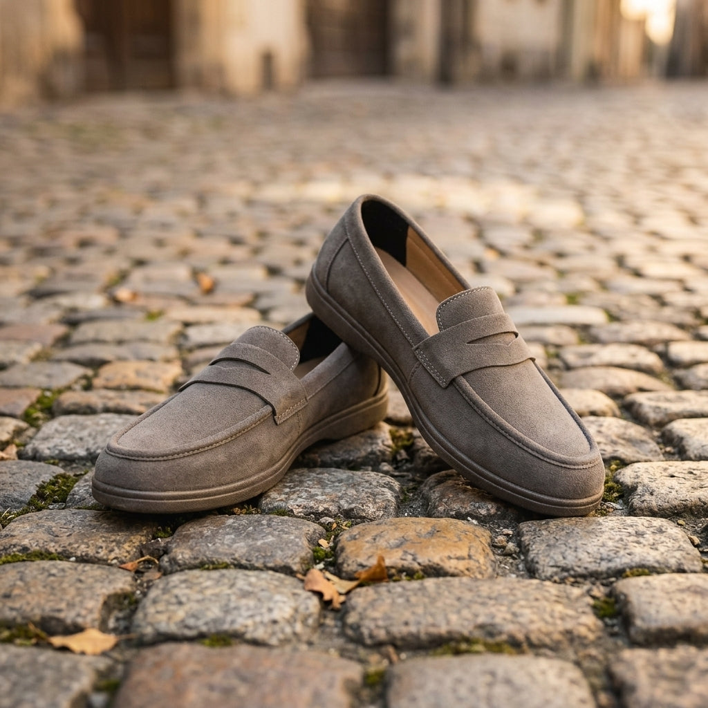 Boulder Suede Slip-On Loafers