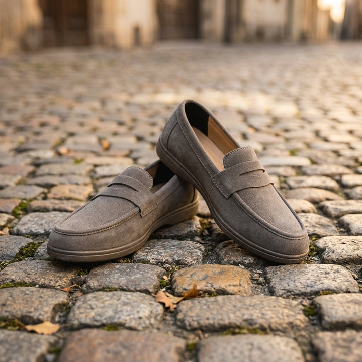 Boulder Suede Slip-On Loafers