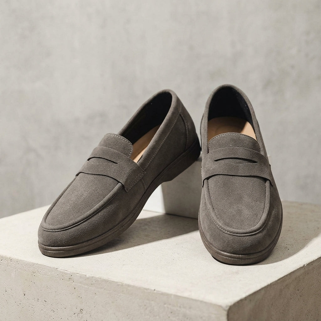 Boulder Suede Slip-On Loafers