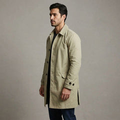 Everett Mac Coat, side view