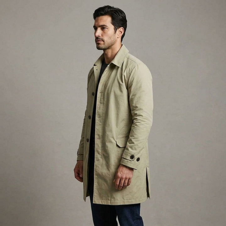 Everett Mac Coat, side view