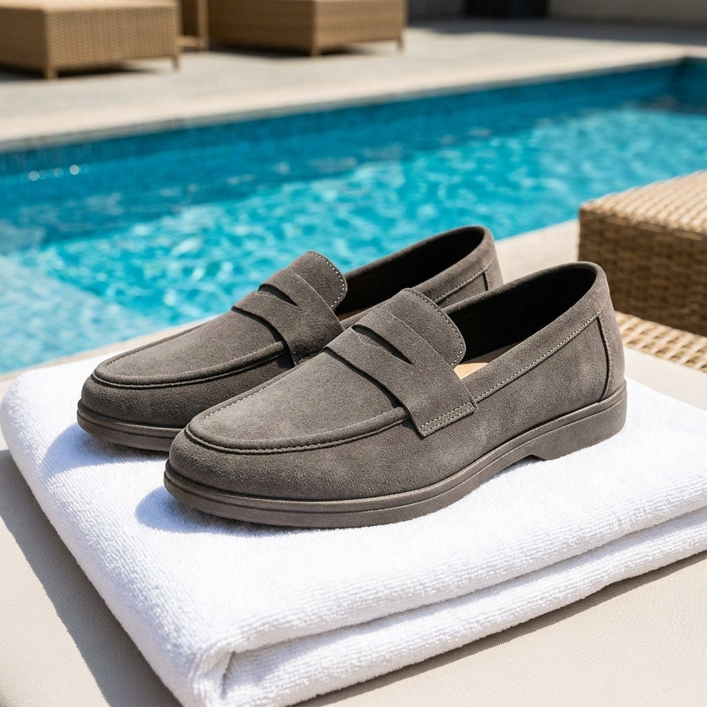 Boulder Suede Slip-On Loafers