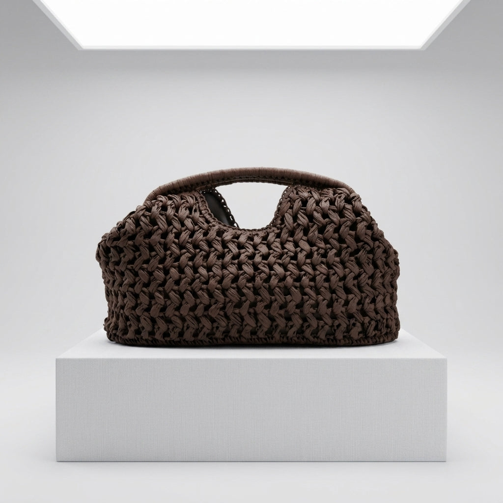 Adria Woven Clutch Bag