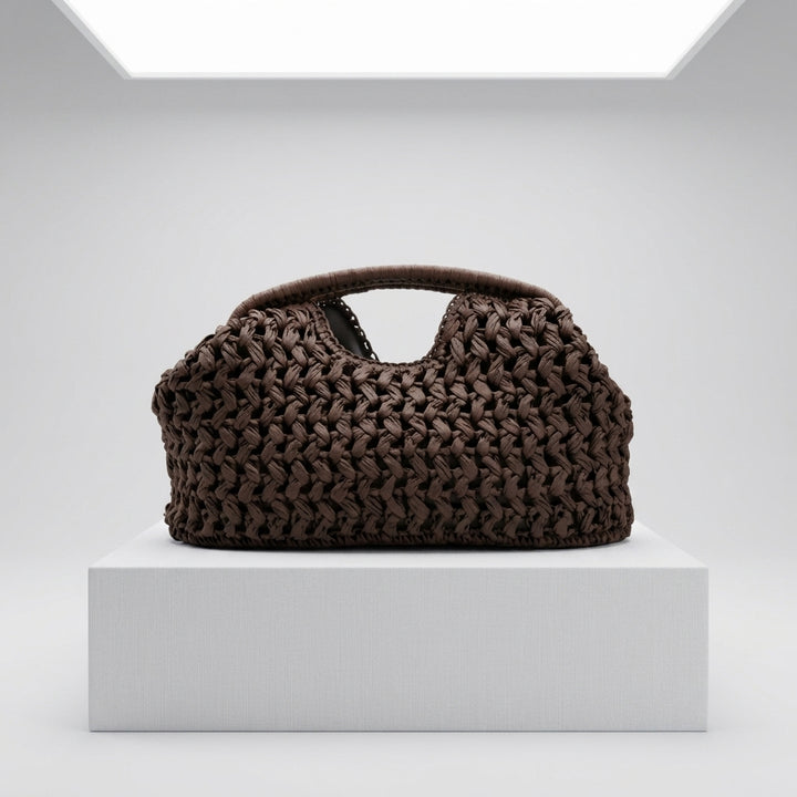 Adria Woven Clutch Bag