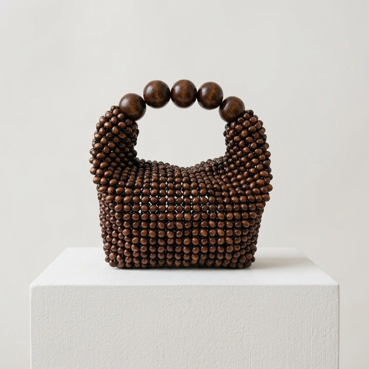 Fontaine Woven Bead Clutch