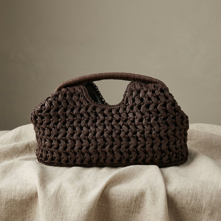 Adria Woven Clutch Bag