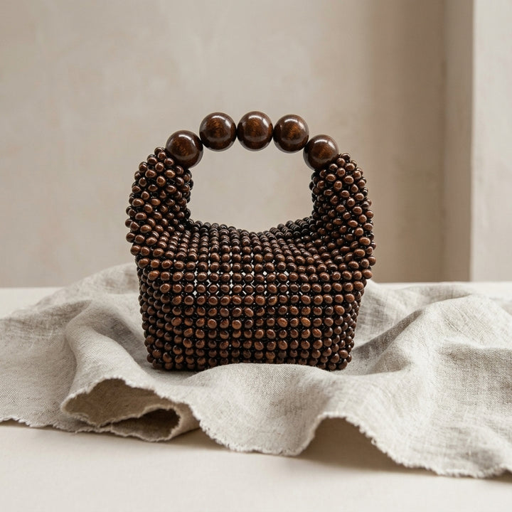 Fontaine Woven Bead Clutch