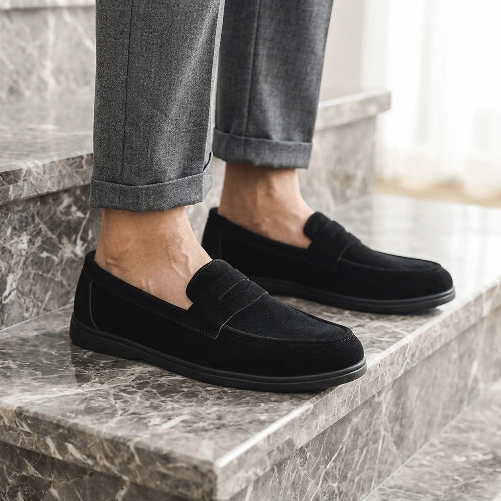 Boulder Suede Slip-On Loafers