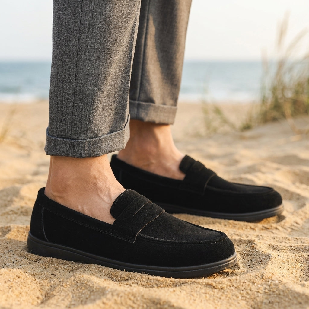 Boulder Suede Slip-On Loafers