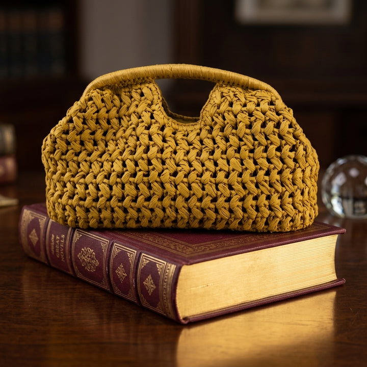 Adria Woven Clutch Bag