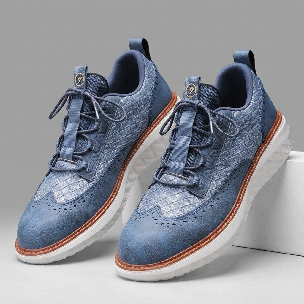 Voyage Leather Wingtip Sneakers