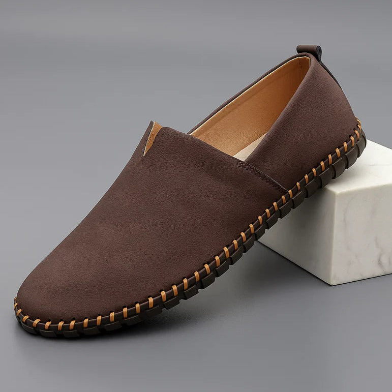 Alessio Leather Moccasins