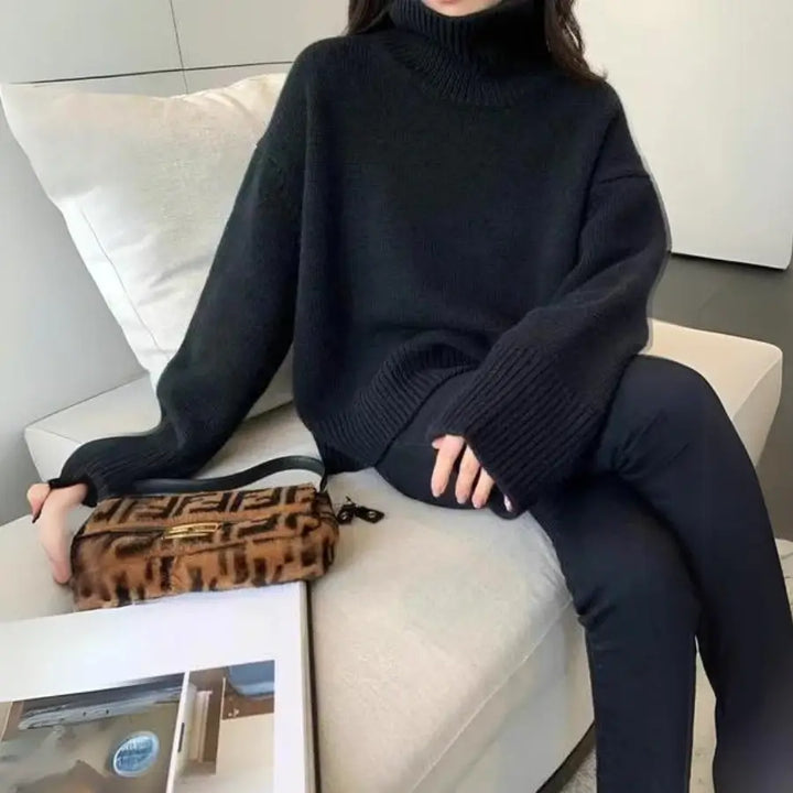 Serenne Cashmere Turtleneck Sweater