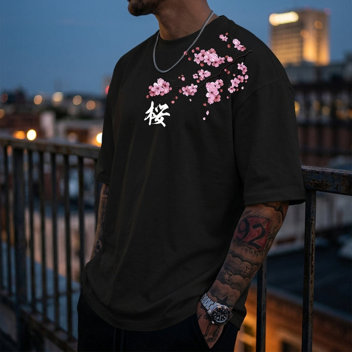 Hikaru 100% Cotton Cherry Blossom Tee