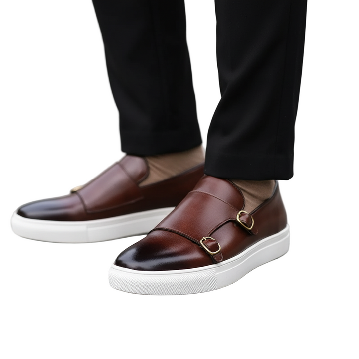 Sierra Monkstrap Leather Loafer