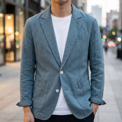 Sorrento Cotton-Linen Blazer