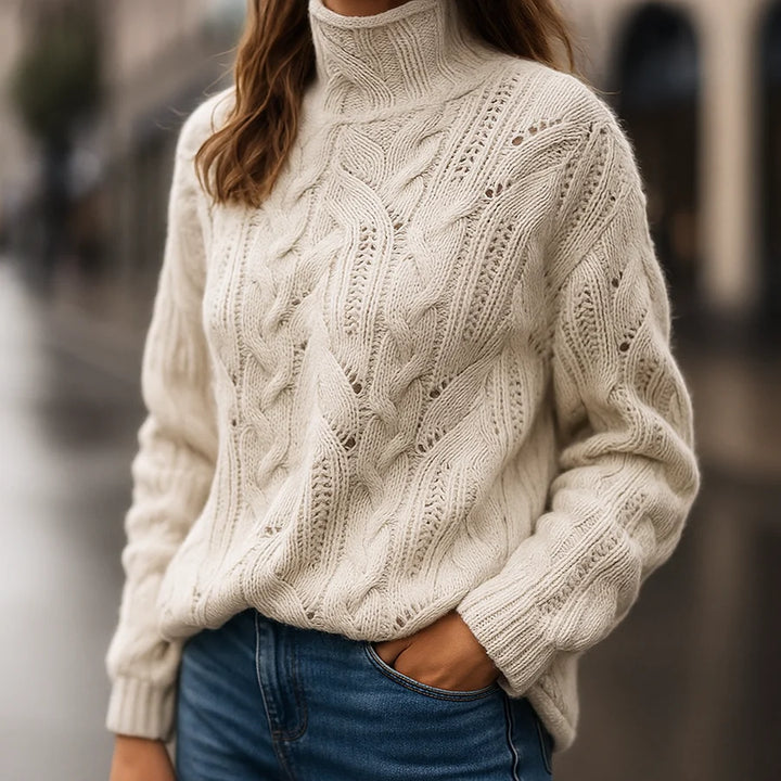 Selora Knit Turtleneck Sweater