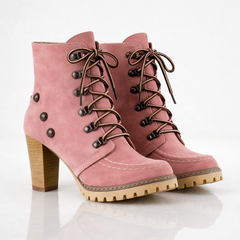 Harkness Hiker Block Heel Boots