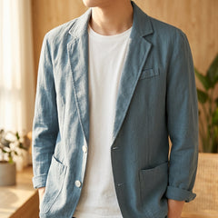 Sorrento Cotton-Linen Blazer