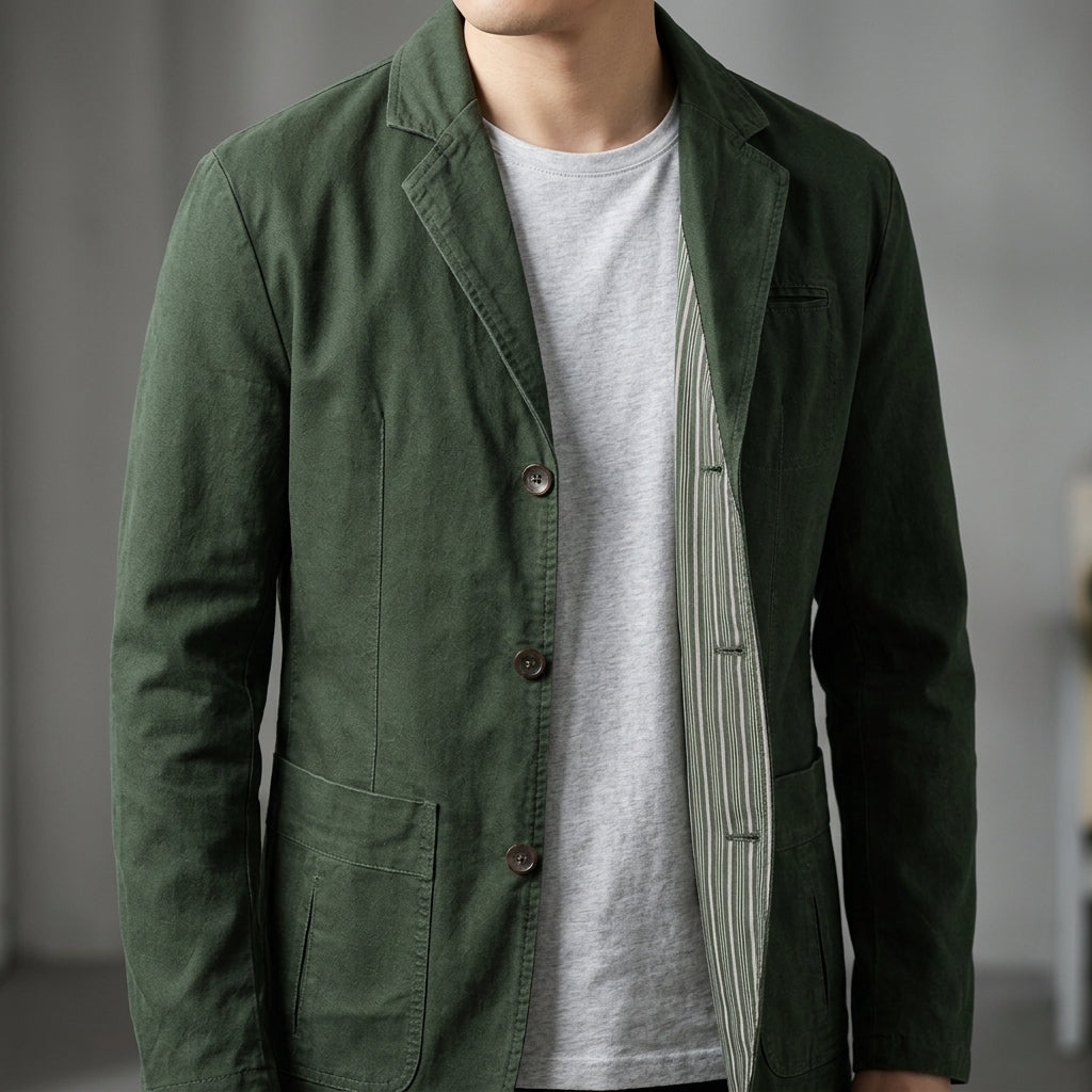 Voyager Cotton Blazer