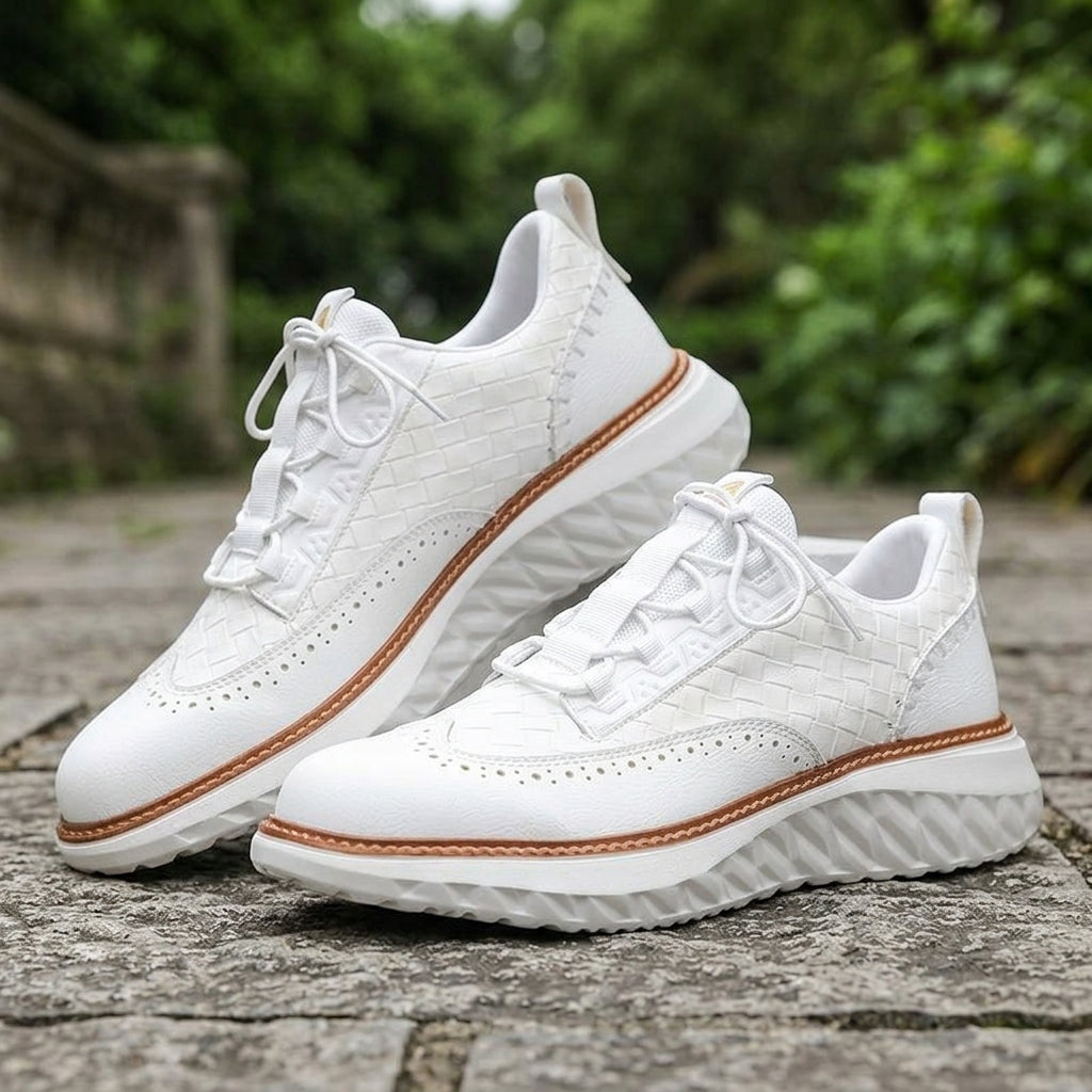 Voyage Leather Wingtip Sneakers