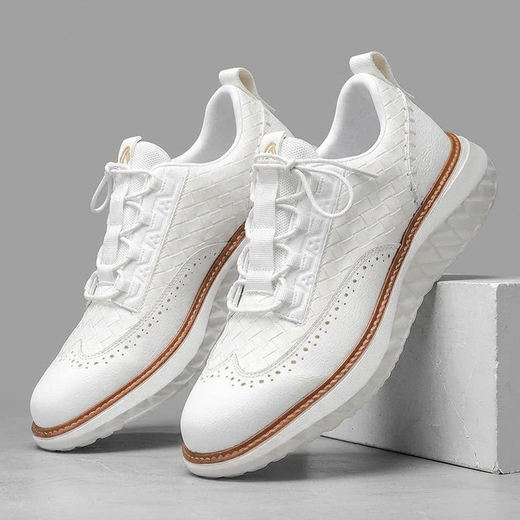 Voyage Leather Wingtip Sneakers