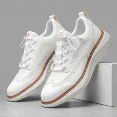 Voyage Leather Wingtip Sneakers