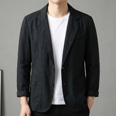 Sorrento Cotton-Linen Blazer