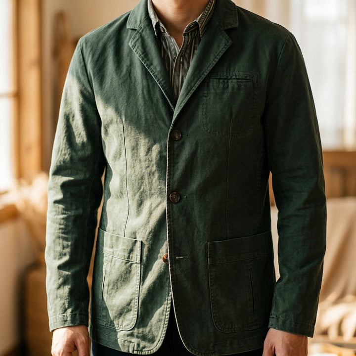 Voyager Cotton Blazer