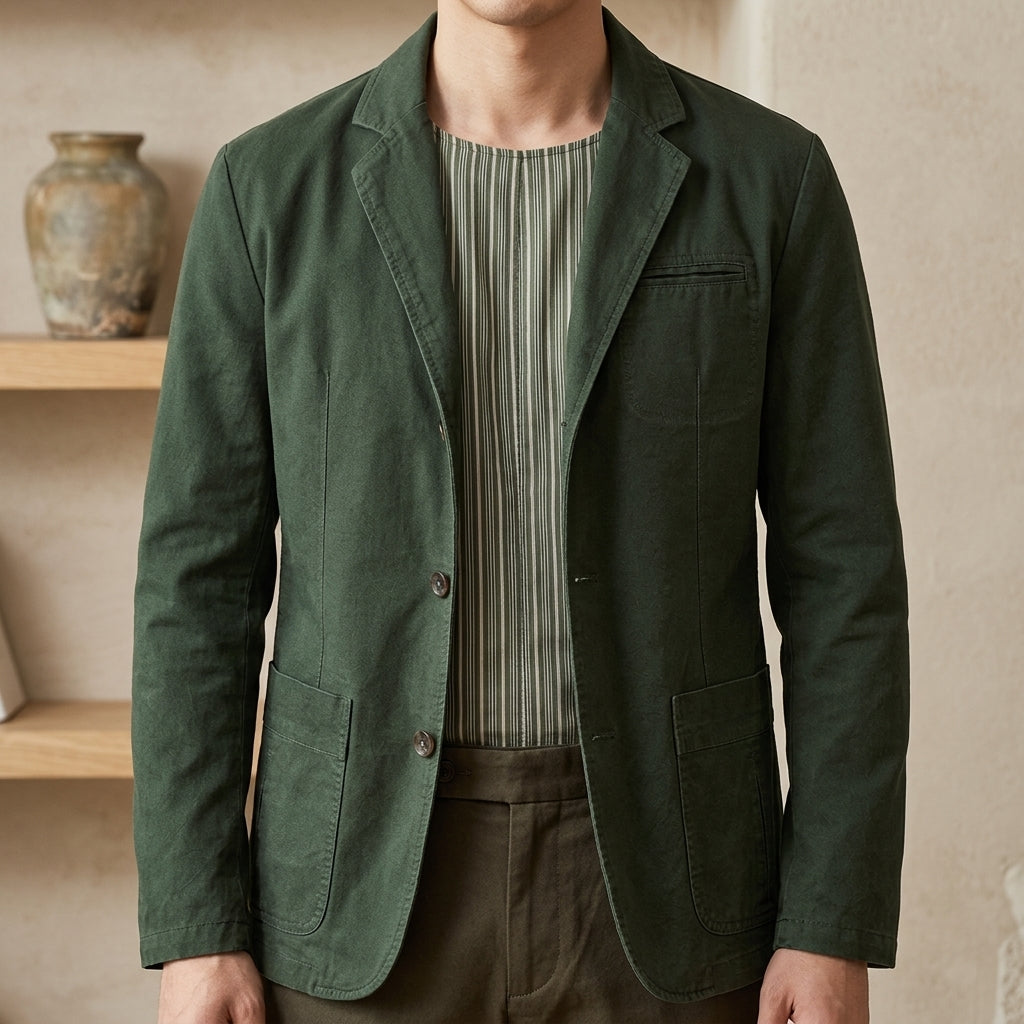 Voyager Cotton Blazer