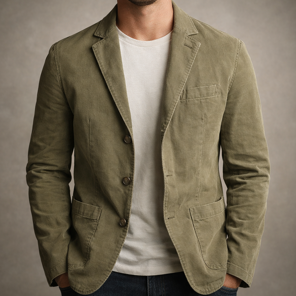 Voyager Cotton Blazer