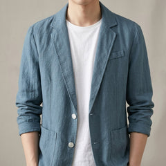 Sorrento Cotton-Linen Blazer