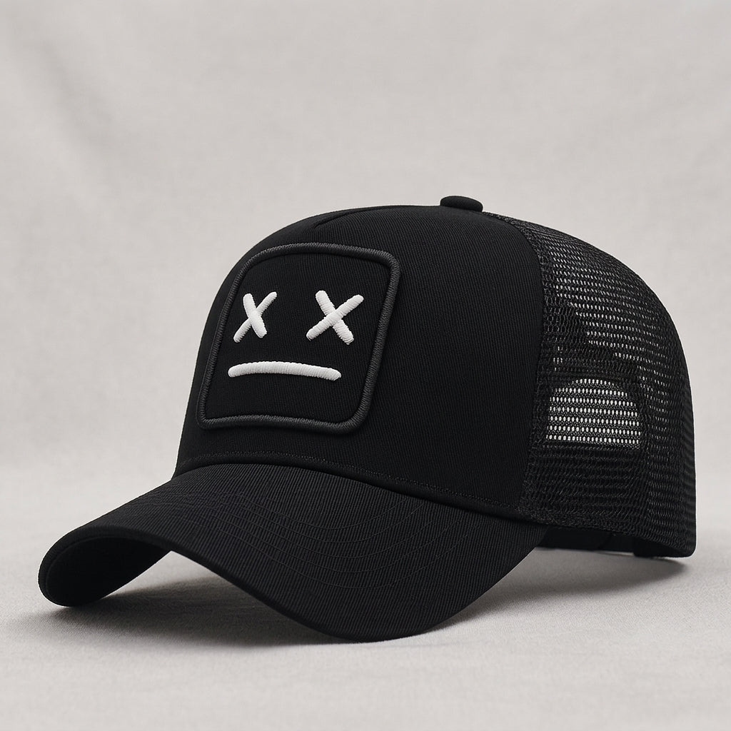 Apex Trucker Hat — Black