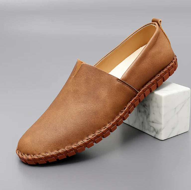 Alessio Leather Moccasins
