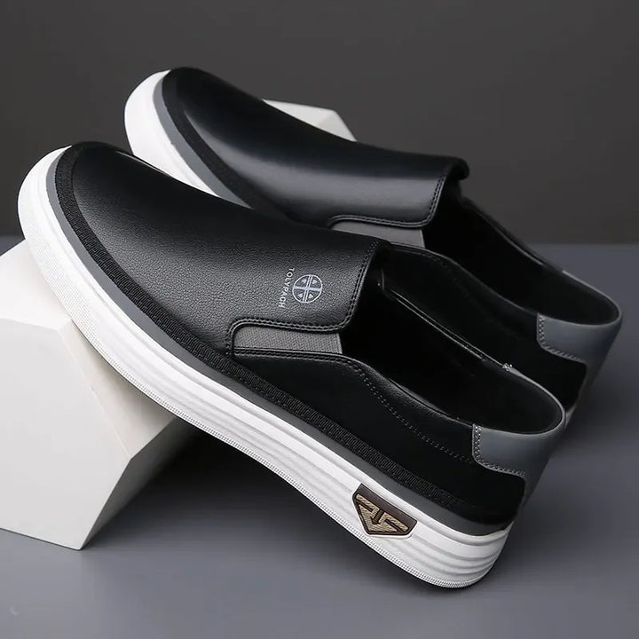 Dario Genuine Leather Slip-Ons