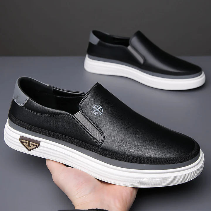 Dario Genuine Leather Slip-Ons