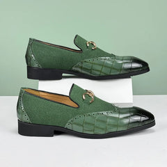 Domenico Classic Leather Loafers