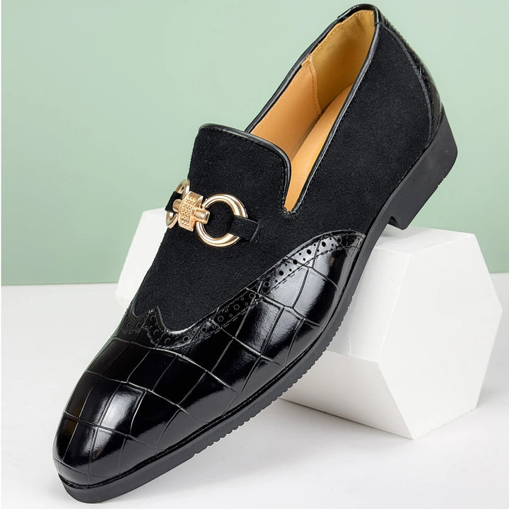 Domenico Classic Leather Loafers