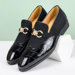 Domenico Classic Leather Loafers