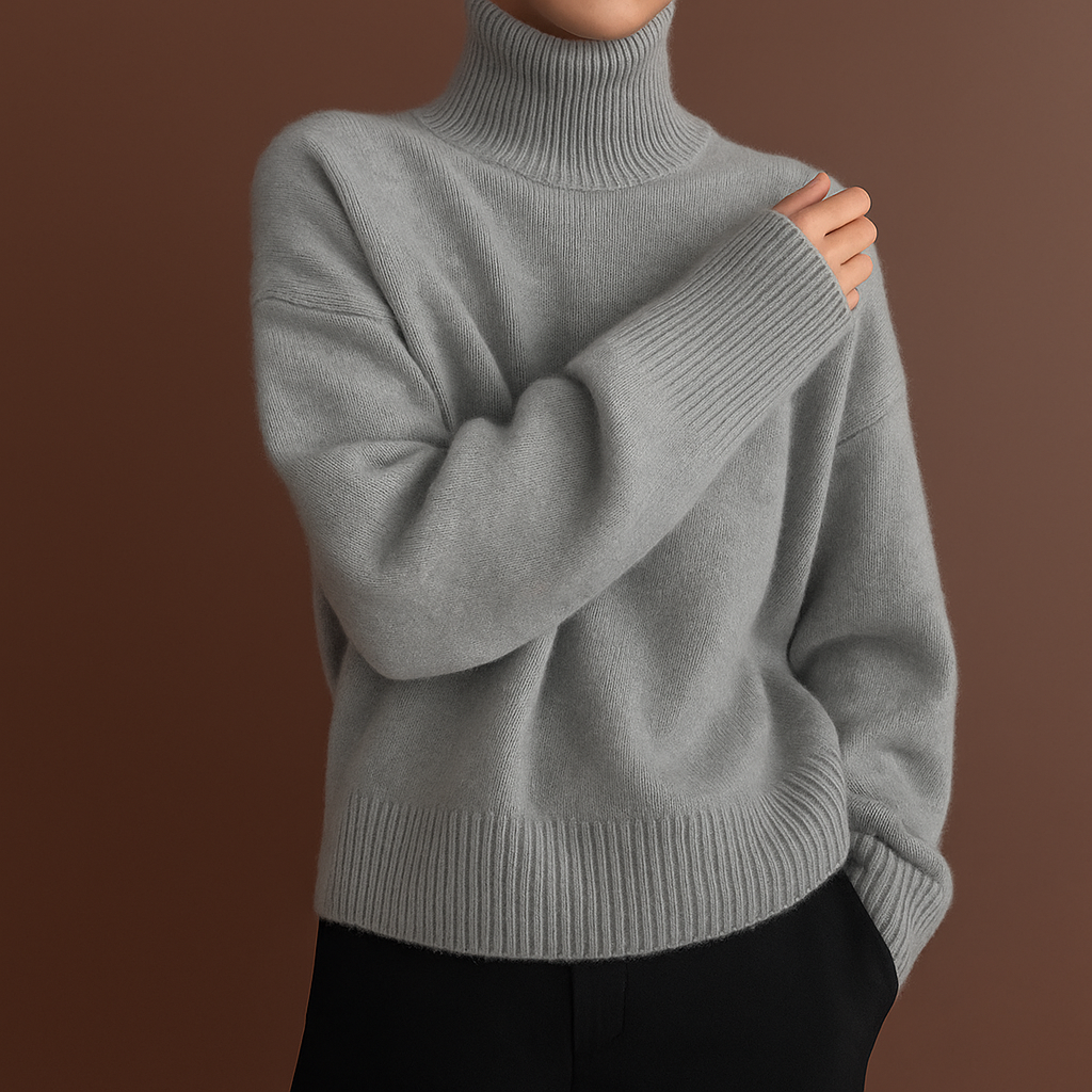 Serenne Cashmere 100% Turtleneck Sweater