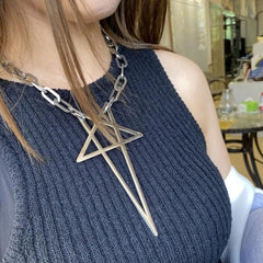 Rebel Star Chain Necklace