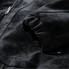 Tavren Leather Collar Jacket
