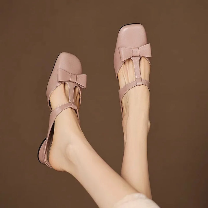 Savona Patent Bow Mules