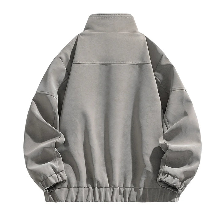 Tavren Leather Collar Jacket