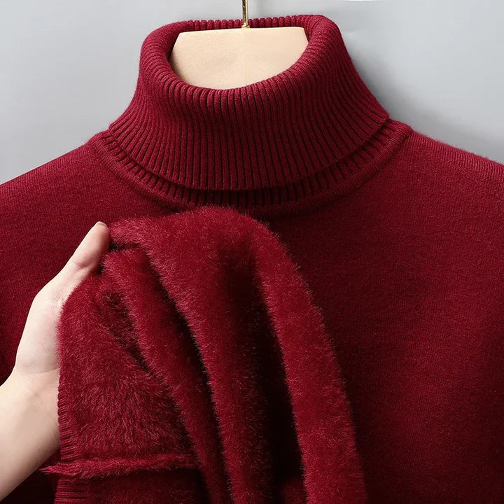 Leroux Knit Turtleneck Sweater