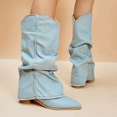 Selora High Denim Boots